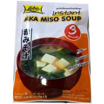 Sopa Miso Roja Instantánea 3 Raciones - Lobo - Tienda Cocinista
