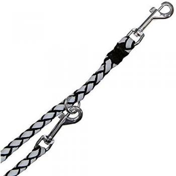Trixie Ramal Cavo Reflect, 2.00 m/Ø 12 mm, Gris/Negro, S