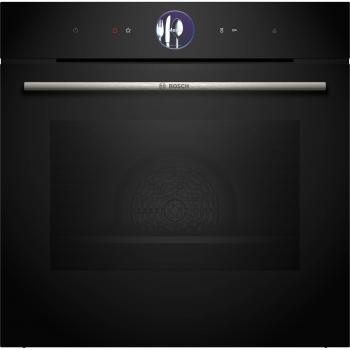 Horno combinado de vapor integrado Bosch HRG7764B1 71l 60cm A+ pirólisis negro