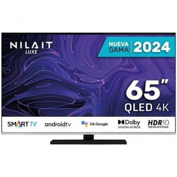 Televisor Inteligente Nilait Luxe 65 QLED UltraHD 4K HDR10 MEMC con Subwoofer