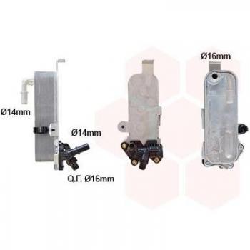 Radiador de aceite para transmisión automática VAN WEZEL 06013734