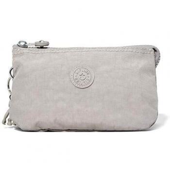 Kipling Creativity L, Pouches/Cases para Mujer, Grey Grau, 4x18.5x11 cm