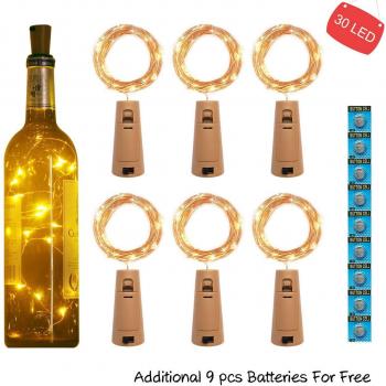kolpop 3m 30 LED Luces Botella