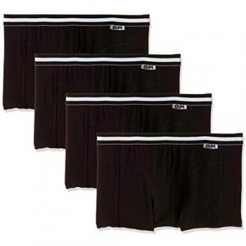 DIM Men's Boxer Ecodim X4 Swim Trunks, Black