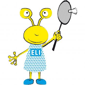 Badminton Racket Talbot Torro ELI Teen 63 cm, Ideal para Aprendizaje, Diseño Negro/Verde