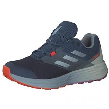 Adidas Zapatillas de Trail Running Terrex Two Flow, Hombre, Azul (Blue/Grey/Orange), Talla 40 2/3 EU