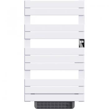 Secador de toallas eléctrico Bestherm Hanae 500W/1000W con ventilador, dimensiones 108,4x60 cm, color blanco