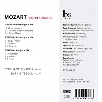 Mozart: Violin Sonatas