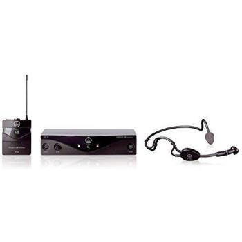 Sistema de Micrófono Inalámbrico AKG Perception WMS45 con Diadema Deportiva Banda D