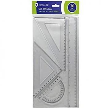 Poessa S.A. - Reglas Juego 4 Piezas Bismark 30cm