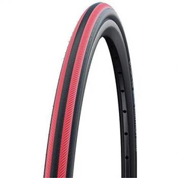 Schwalbe Fahrradreifen Rightrun K-Guard 25-540 B/RS/B-SK Hs387 2grip Nmc 50epi Neumáticos para Bicicleta, Unisex Adulto, Red Stripe, Drahtreifen, 24 x 1.00