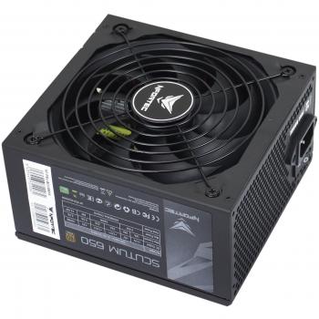 Nfortec Scutum 650W - Fuente de alimentación, color negro