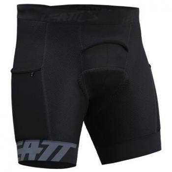 Pantalones cortos funcionales Leatt MTB 3.0 para mujer, culotte interior negro, talla XL