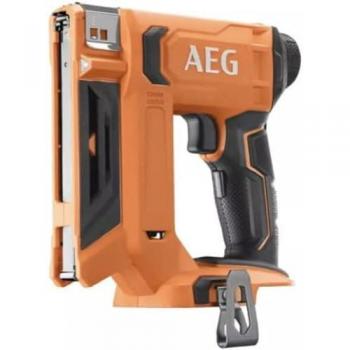 Grapadora 18V AEG B18CS10-0, grapas T50 de 6 hasta 14,5mm, carril para 90 grapas, suministrada en versión cero sin baterías ni cargador