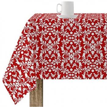Mantel Antimanchas Resinado Navidad 300x155 cm - Elegante y No Traspasa Líquidos, Made in Spain