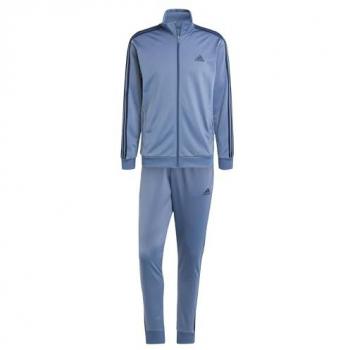Adidas Chándal Basic 3 Stripes Tricot Hombre, Talla S, Loneta de algodón, Color Azul