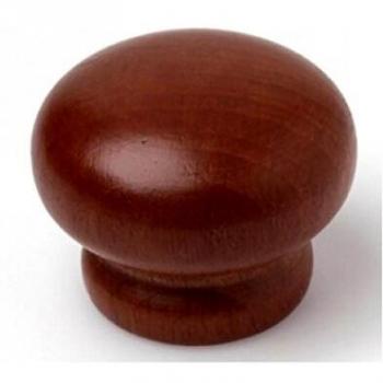 Reunion Industrial - Pomo Mueble Madera Haya Nogal 40Mm