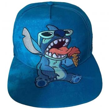 Gorra Snapback Unisex Turquesa Lilo y Stitch