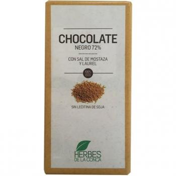 Chocolate con Sal de Mostaza y Laurel Eco 100 Gramos