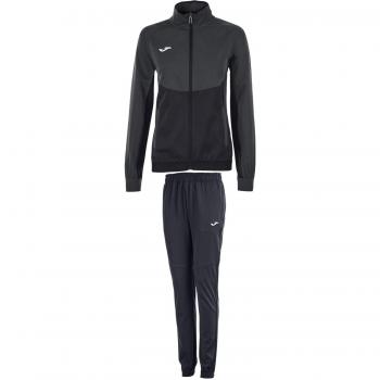 KiarenzaFD - Joma chándal Cremallera Essential Mujer 900700 Antracite-Nero Fashion con, 900700_110_XS, Antracite-Nero, XS