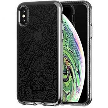tech21 Pure Print Liberty Arundel Funda Protectora para Apple iPhone XS MAX - Gris Ahumado