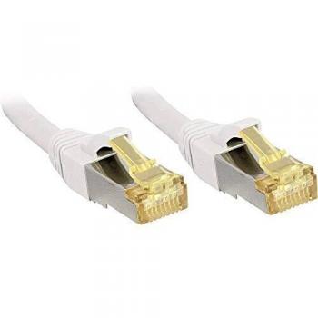 Lindy 0.3m Cat7 S/FTP LSZH RJ45 Network Cable - White