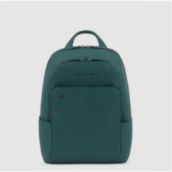 Piquadro Green Laptop and iPad Backpack, unisex, Size: ONE SIZE