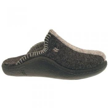 Romika 61042 - Zapatillas de casa de fieltro para mujer, color negro, talla 35