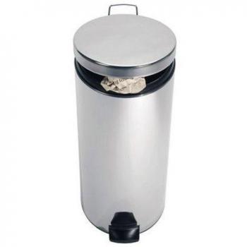 Brabantia 165122 - Cubo de pedal, 30 l, acero brillante