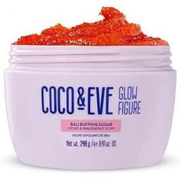 Coco & Eve Glow Figure Bali Buffing Sugar Scrub 240g Unisex Exfoliating Body Scrub