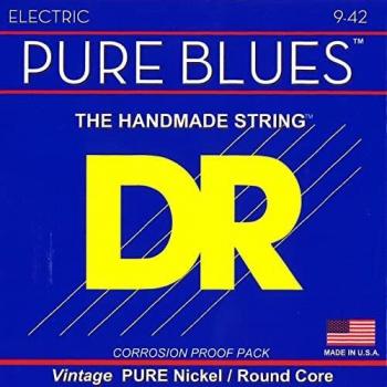 DR String PHR-9 Pure Blues Juego Cuerdas Eléctrica