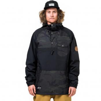 Horsefeathers Men's Spring/Fall Jacket - Recruit - Black Camouflage S