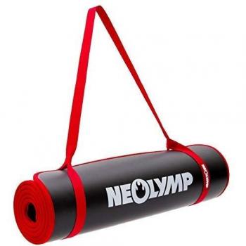 Esterilla de Fitness Extra Gruesa y Antideslizante de 80cm con Tragegurt - Ideal para Pilates, Yoga y Entrenamiento Articulaciones Protegidas