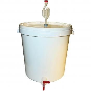 30 litros quemador y Fermentador para fabricación de cerveza, vino o de mosto