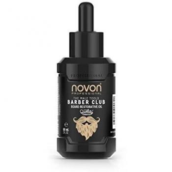 NOVON Aceite RESTAURADOR Barba Barber Club Beard Restorative Oil 60ML, Negro, Estandar