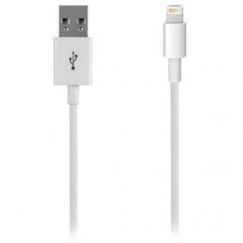 Cellular Line USBDATACMFIIPH5W - Cable De Conector Lightning A Usb Para Iphone 5