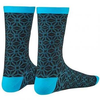 Supacaz Asanoha Negro y Azul Neon L/XL