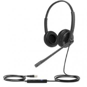 Auriculares Alámbricos Yealink UH34 Lite Duales para Oficina y Centros de Llamadas
