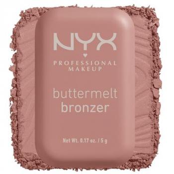 NYX Professional Makeup Buttermelt Bronzer, Polvos de Bronceado en Crema, Tono 01 Butta Cup, 5 g, Hasta 12H de Duración, No Mancha, No Transfiere