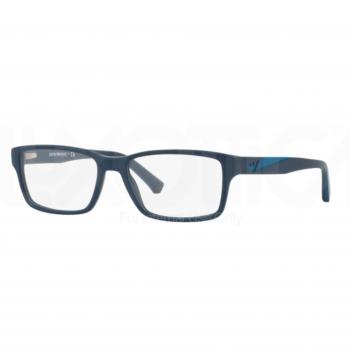 Emporio Armani - EA 3087, Geométrico, acetato, hombre, MATTE BLUE