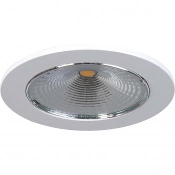 Downlight LED empotrable 3W 3000K 300lm aluminio brillante