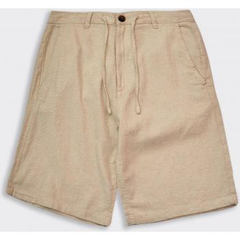 Bermuda Selected Brody lino beige para hombre