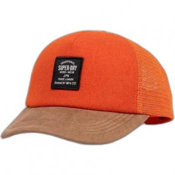 Superdry Vintage Graphic Orange Trucker Hat