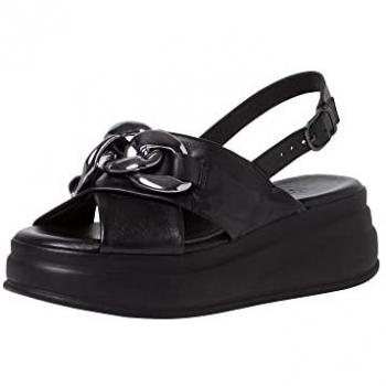 Sandalia de Mujer Tamaris 28381-001 Negra con Plataforma