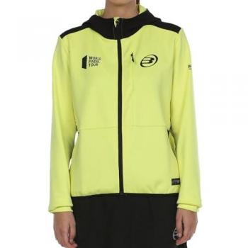 Chaqueta Bullpadel WPT Llera Limon, sudadera con cremallera, sudadera Bullpadel Llera