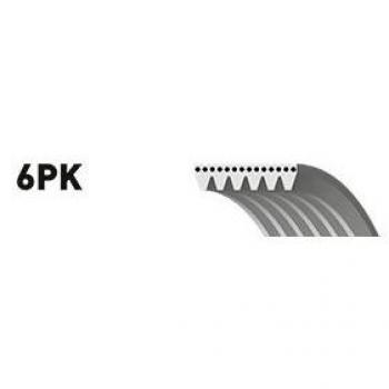 Correa trapecial poli V GATES 6PK1655 - Correa V-ribbed, longitud 1655 mm, 6 canales, fabricada en goma de alta calidad, resistente al desgaste y a la temperatura, diseño optim