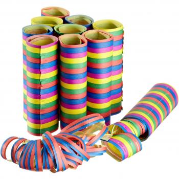 Happy People 15011, Serpentinas para fiestas, 4 m, 10 piezas