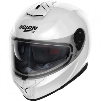 Nolan Casco Integral N80-8 Classic N-Com Metal-Blanco