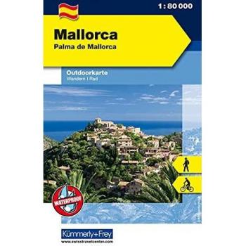 Mapa Outdoor de Mallorca 1:80.000 - Illa de Cabrera, Rutas de Senderismo, Ciclismo y Nordic Walking