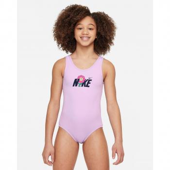 Nike Multi Logo Girls' One-Piece Swimsuit